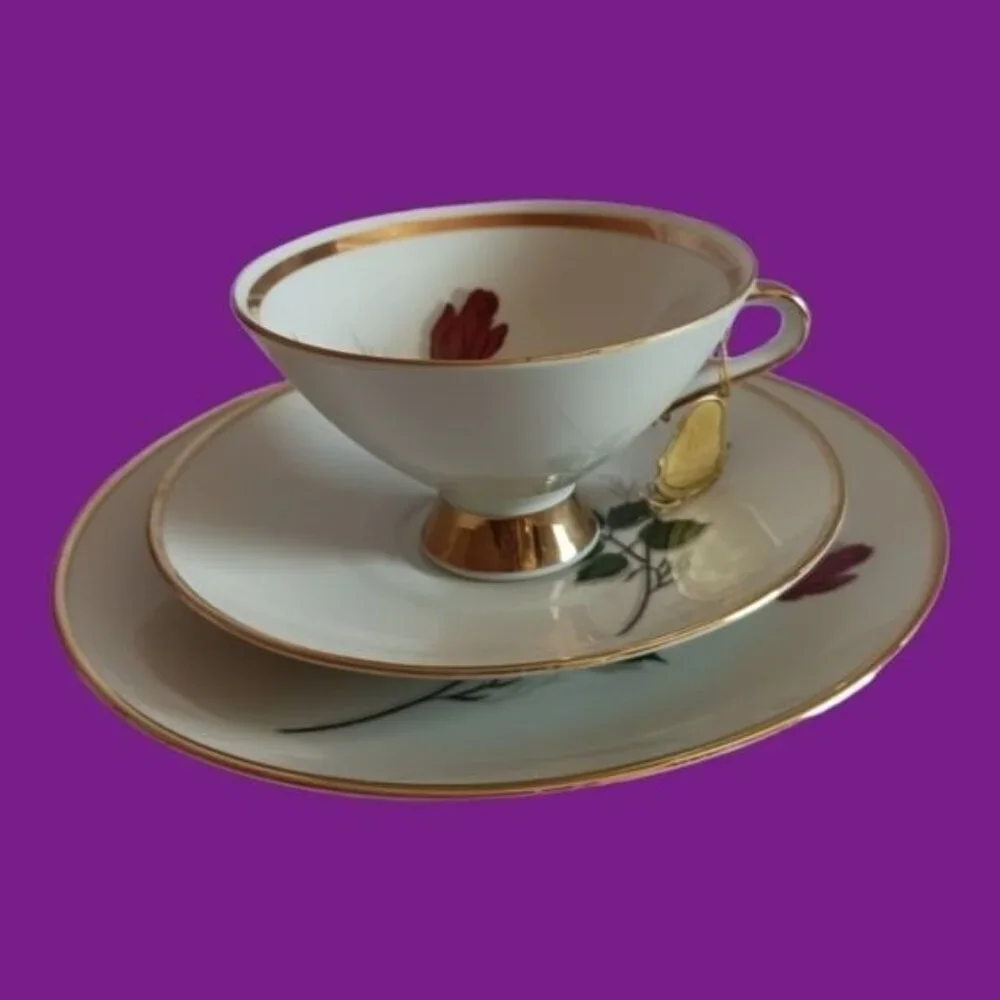 Winterling marktleuthen Bavaria rose  set of 3 pcs